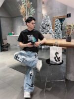 頂級Hermes愛馬仕經典時尚黑色圓領短袖T恤