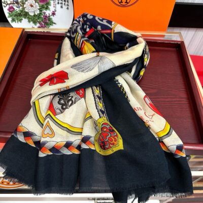 高仿Hermes愛馬仕新款女士羊絨圍巾