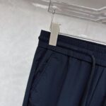 頂級Hermes愛馬仕新款黑色男士運動褲