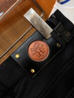 頂級Hermes愛馬仕新款商務黑色休閒長褲