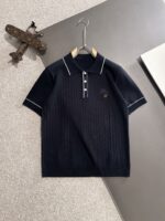 頂級Hermes愛馬仕新款黑色翻領POLO衫