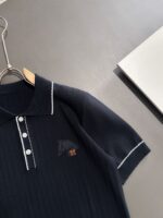 頂級Hermes愛馬仕新款黑色翻領POLO衫