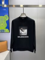 高仿Balenciaga巴黎世家新款潮流經典黑色衛衣