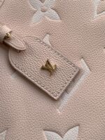 頂級原單高仿LV路易威登M46277杏色CarryAll手提包