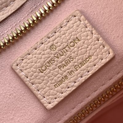 頂級原單高仿LV路易威登M46277杏色CarryAll手提包