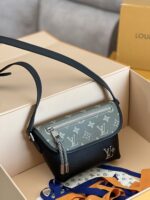 頂級LV路易威登 Monogram拼接斜挎包