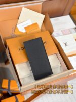 高仿錢包LV路易威登M30258十字紋長款兩折皮夾錢包