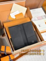高仿錢包LV路易威登M30258十字紋長款兩折皮夾錢包