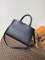 頂級LV路易威登M59954黑色Marelle Tote手袋手提包