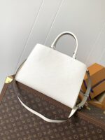 高仿網站LV路易威登M20520白色Marelle Tote手袋手提包