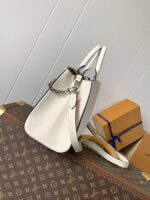 高仿網站LV路易威登M20520白色Marelle Tote手袋手提包