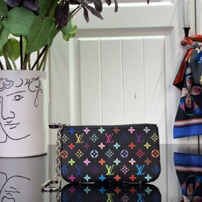 頂級LV x TM Key Pouch m13664 黑彩鑰匙包