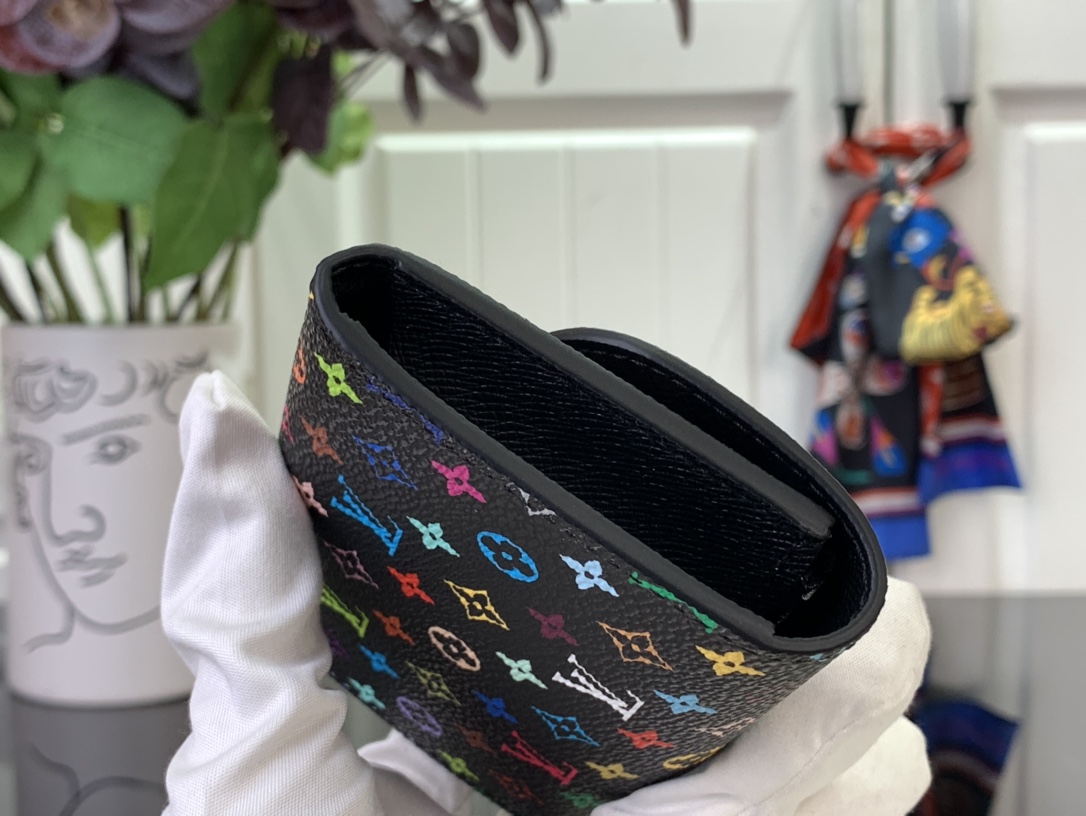 高仿錢包LVx TM Rosalie Coin Purse M13399黑彩零錢包