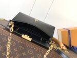 原單LV新款M12143黑色Wallet On Chain Capucines鏈條包