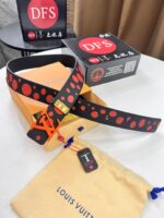 高仿網站LV專櫃新款男士皮帶3.8CM雙面使用