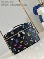 LV高仿網站M13747村上隆聯名Nice 迷你化妝包