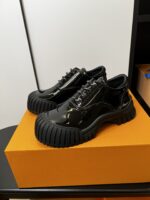 頂級LV Metropolis新款漆皮馬丁靴女款