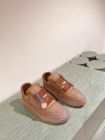 頂級復刻LV Trainer PCV 棕色情侶款運動鞋
