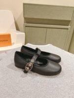 原單LV new arrival黑色套入式芭蕾鞋