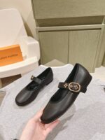 原單LV new arrival黑色套入式芭蕾鞋