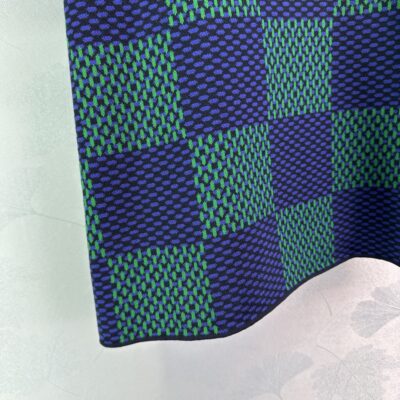 高仿LV女新款棋盤格短袖