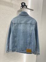 原單LV秋冬新品2025新品女款復古口袋牛仔外套