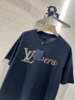 原單LV2025新品女款重工串珠刺繡短袖