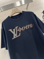 原單LV2025新品女款重工串珠刺繡短袖