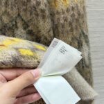 原單LV新品2025新款女士提花馬海毛針織上衣