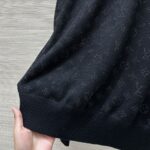 高品質LV新款滑雪系列重工藝燙鑽Monogram長袖毛衣