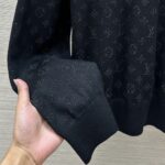高品質LV新款滑雪系列重工藝燙鑽Monogram長袖毛衣