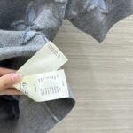 高品質LV早春新品四葉草提花針織羊毛短袖上衣