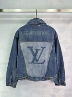 原單LV2025新款时髦感满身logo印花牛仔外套