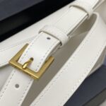 原單YSL聖羅蘭MONOGRAM白色牙簽紋斜挎包634305