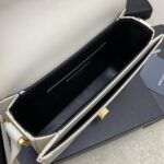 原單YSL聖羅蘭MONOGRAM白色牙簽紋斜挎包634305