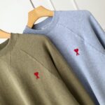 原單AMI Pairs新款早秋男女同套頭衛衣