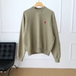原單AMI Pairs新款早秋男女同套頭衛衣