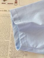 原單AMI Pairs藍色經典款愛心氣質流行百搭休閒圓領短袖T恤