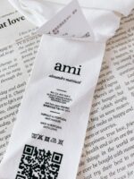 頂級AMI Pairs白色經典款愛心氣質流行百搭休閒圓領短袖T恤