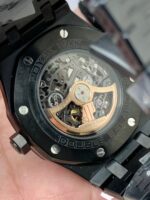頂級AP愛彼黑色皇家橡樹離岸型AP1男士機械腕表