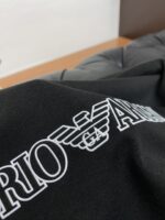 頂級Emporio Armani阿瑪尼春夏新款黑色男士短袖T恤