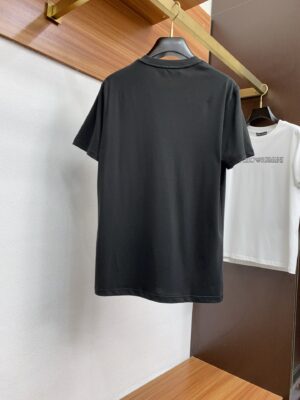 頂級Emporio Armani阿瑪尼春夏新款黑色男士短袖T恤