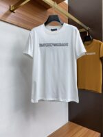 復刻Emporio Armani阿瑪尼春夏新款白色男士短袖T恤