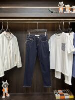 頂級Emporio Armani阿瑪尼春夏新款男士原色牛仔褲