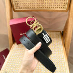 Ferragamo復刻專櫃精品牛皮腰帶皮帶男士