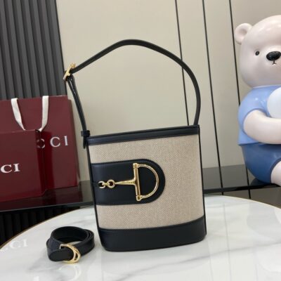 原單GUCCI古驰斜挎水桶包833665