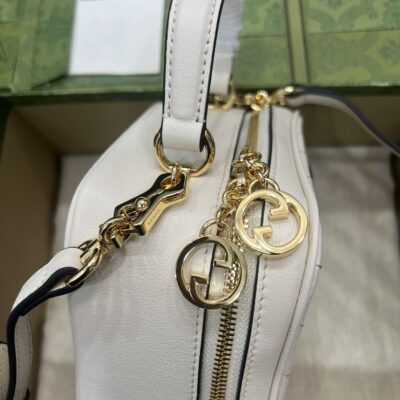 原單GUCCI古驰新款Blondie系列白色手提包744434