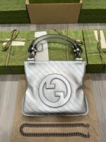 高仿GUCCI古驰新款Blondie系列銀色包包751518