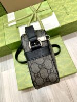 高仿GUCCI古驰新款Supreme帆布相機包768391