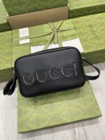 高仿GUCCI古驰新款牛皮相機包768391